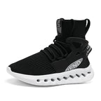 Damen Sportliche Lauf-Sneaker mit elastischem Strick-Obermaterial und rutschfester Sohle R&B