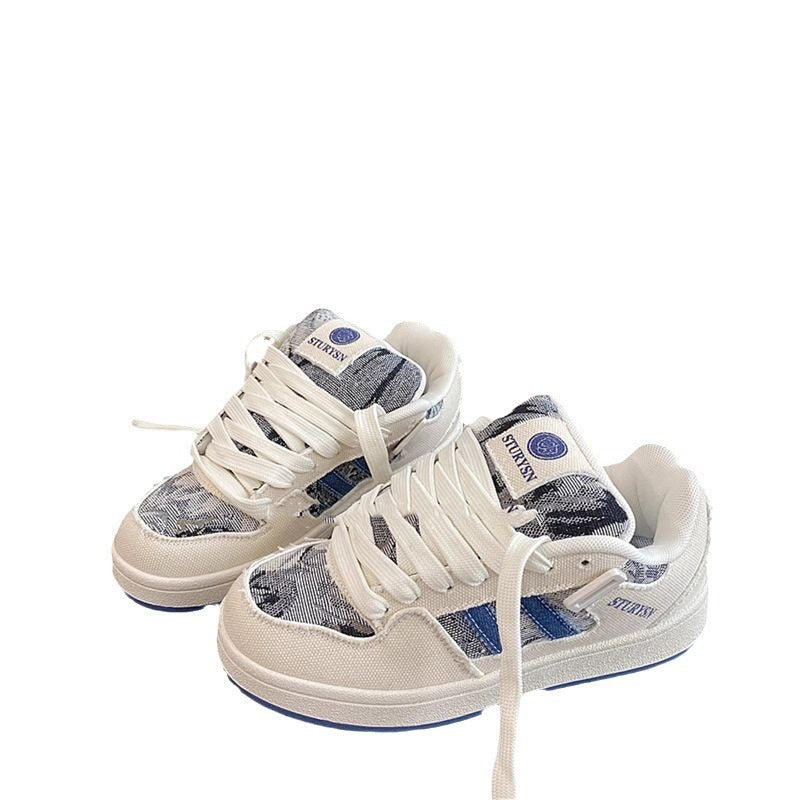 Damen modische Sneakers mit robustem Obermaterial und einzigartigem Design R&B