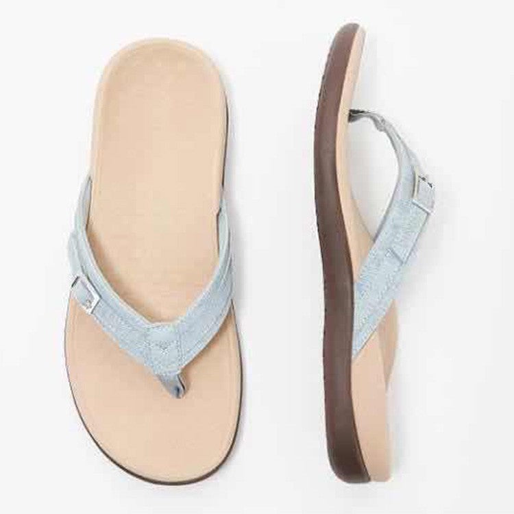 Damen Ergonomische Zehentrenner-Sandalen