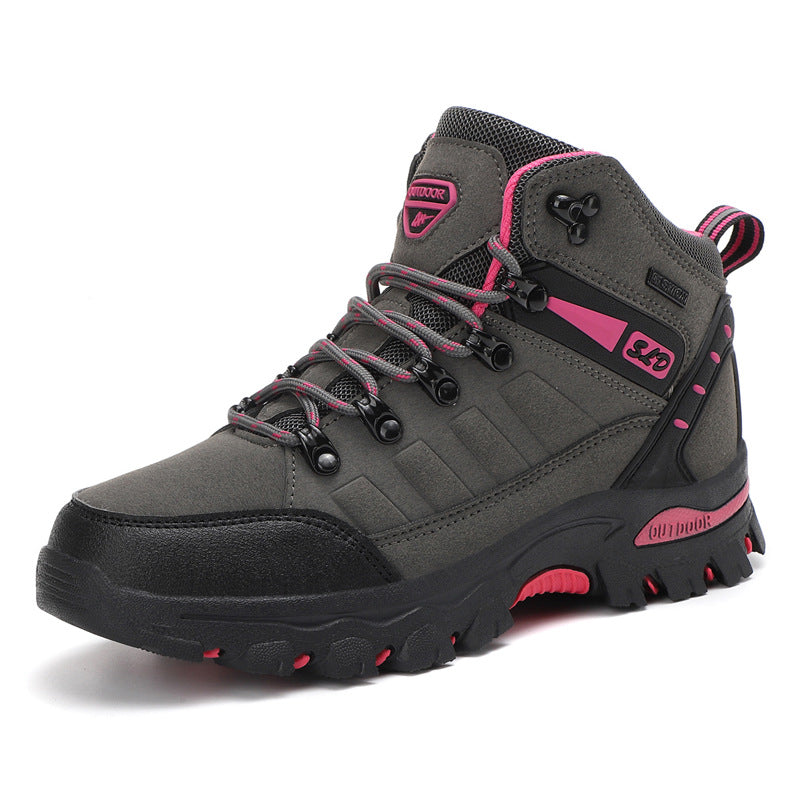 Damen Hochwertige und wasserdichte Wanderschuhe mit rutschfester Sohle und atmungsaktivem Obermaterial R&B