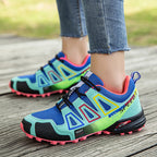Damen Trailrunning-Schuhe mit rutschfester Sohle und atmungsaktivem Obermaterial