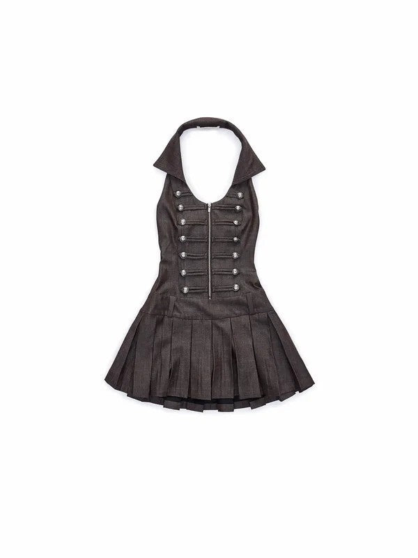 Damen Military-inspirierte Kleid R&B