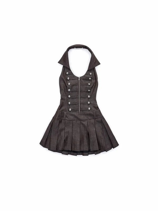 Damen Military-inspirierte Kleid R&B