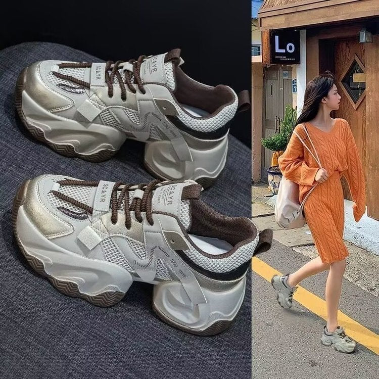 Damen Sportliche Sneakers mit rutschfester Sohle und atmungsaktivem Obermaterial R&B