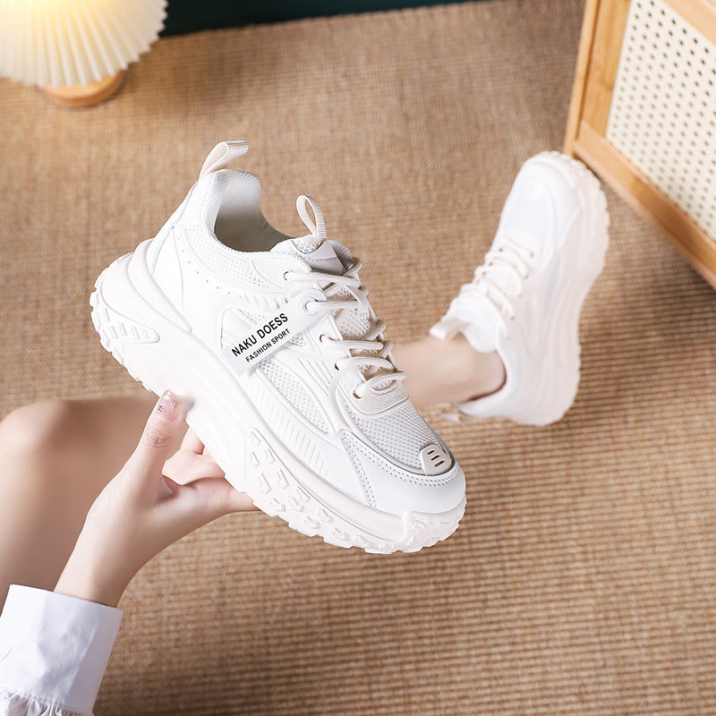 Damen Sportliche Sneakers mit atmungsaktiver Obermaterialstruktur und dämpfender Sohle R&B
