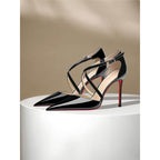 Damen elegante Slingback High Heel Schuhe R&B
