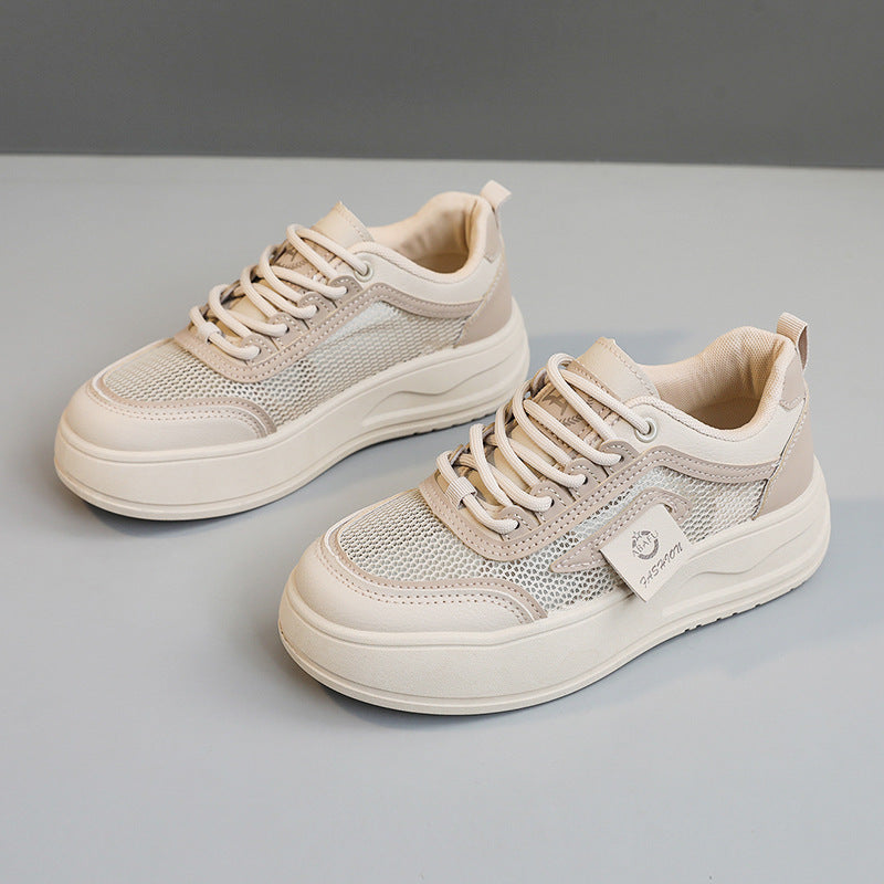 Damen sportliche Sneakers mit atmungsaktivem Mesh und dämpfendem Sohlenprofil R&B