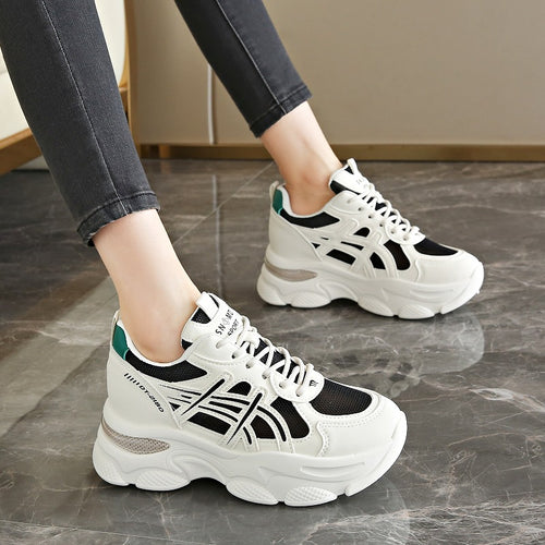 Damen Chunky Sneaker mit atmungsaktivem Mesh und komfortabler Dämpfung R&B