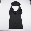 Damen Kapuzensweatshirt mit verspielten Stilelementen und raffinierten Schnürdetails R&B