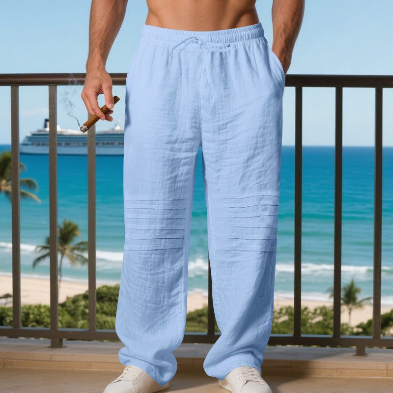 Herren entspannte Strandhose im lässigen Stil mit praktischen Taschen R&B
