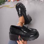 Damen Modische Loafers mit markanter Profilsohle und schickem Design R&B