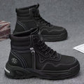 Damen hochgeschnittene Winterstiefel mit strapazierfähigem Obermaterial und rutschfester Sohle