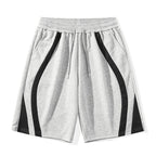 Herren Sportliche Shorts mit elastischem Bund und seitlichen Kontraststreifen