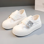 Damen modische Slip-On Sneakers mit eleganter Schnalle R&B