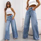 Damen Weite Jeans im Vintage-Stil R&B
