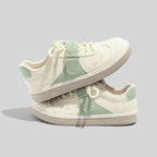 Damen Sneakers mit floralem Design und praktischem Klettverschluss