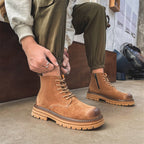 Herren Robuste Schnürstiefel mit gepolsterter Sohle