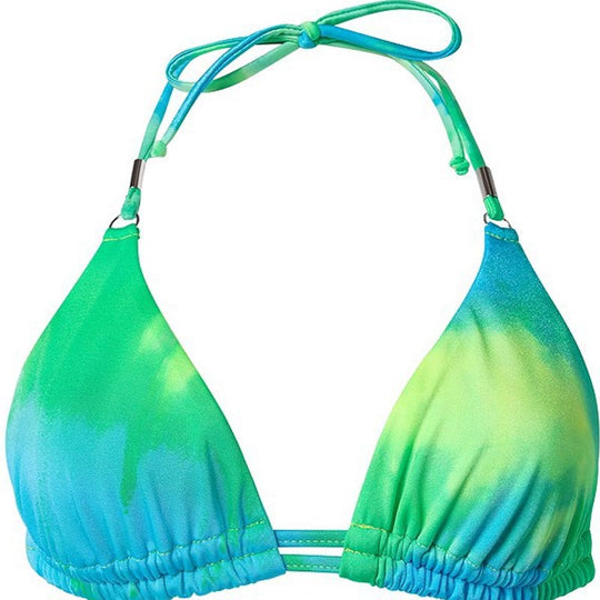 Damen Triangel-Bikini mit trendigem Farbverlauf und schmalen Trägern R&B