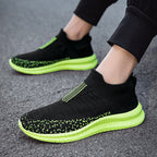 Damen Sneakers aus atmungsaktivem Strickmaterial mit flexibler Sohle R&B