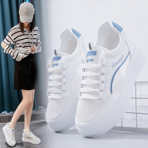 Damen Lifestyle Sneakers mit atmungsaktiver Mesh-Oberfläche und bequemer Dämpfung R&B