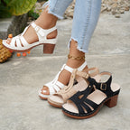 Damen elegante Sandalen mit Absatz R&B