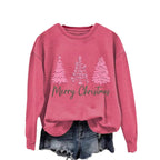 Damen gemütlicher Christmas Sweatshirt mit festlichem Print