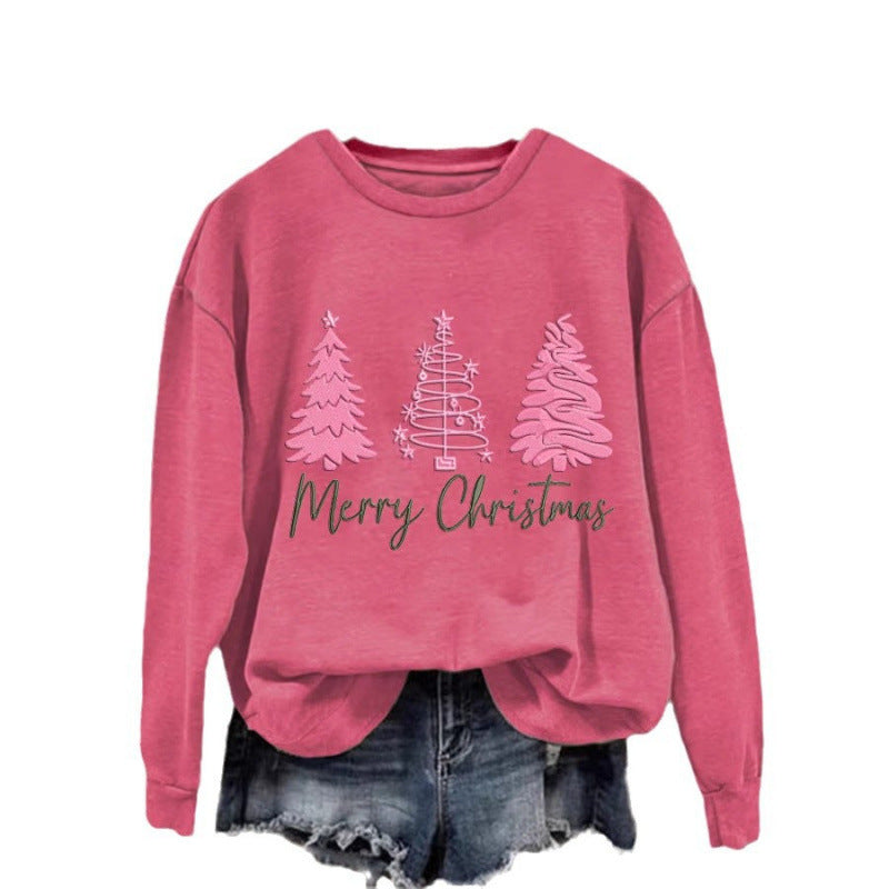 Damen gemütlicher Christmas Sweatshirt mit festlichem Print