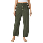 Damen Hochwertige Stoffhose