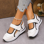 Damen Sportliche Schnürsandalen mit verstellbaren Riemen und gepolsterter Sohle R&B