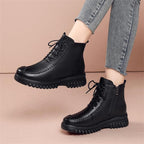 Damen behaarte Winterstiefel mit isolierendem Innenfutter und rutschfester Sohle R&B