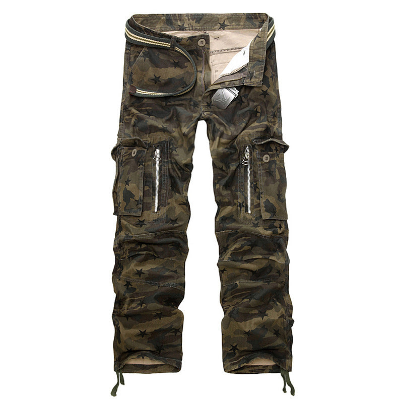 Herren Cargo-Hose mit praktischen Reißverschlusstaschen und elastischem Bund R&B