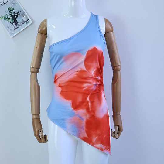 Damen figurbetontes Minikleid mit Rüschendetails R&B