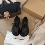 Damen Schnürschuhe im eleganten Design mit stabiler Plateau-Sohle
