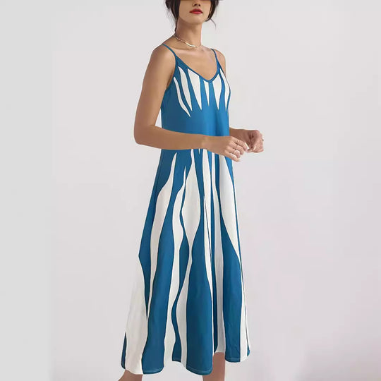 Damen Maxikleid mit schmeichelndem A-Linien-Schnitt R&B