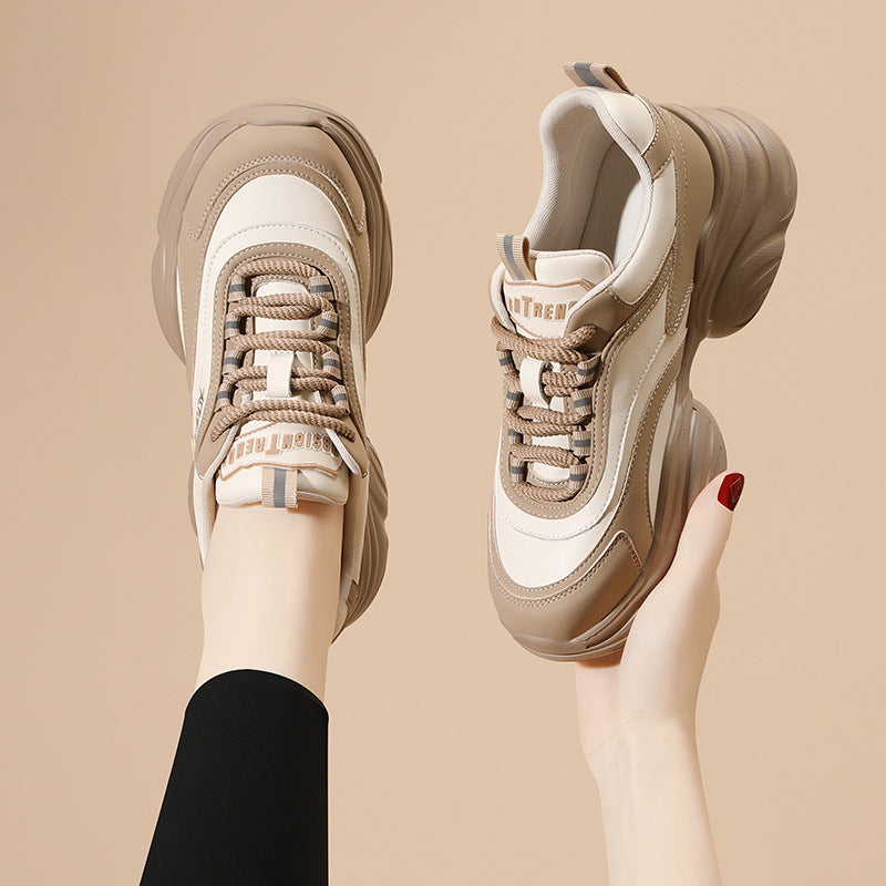 Damen Sportliche Chunky Sneakers mit rutschfester Sohle und dämpfendem Fußbett R&B