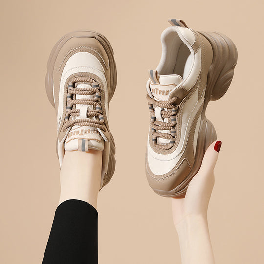Damen Sportliche Chunky Sneakers mit rutschfester Sohle und dämpfendem Fußbett R&B