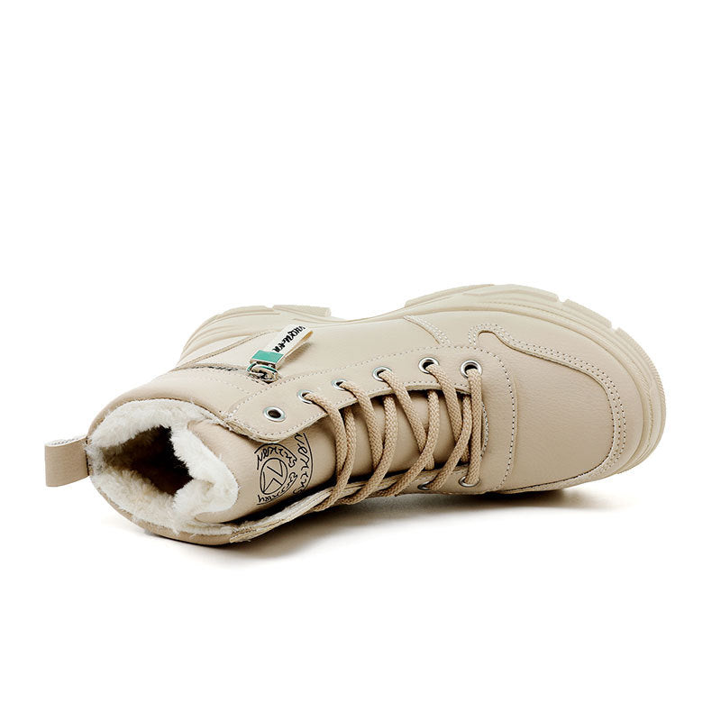 Damen High-Top Winterstiefel mit Warmfutter und rutschfester Sohle R&B