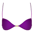 Damen Triangel-Bikini mit glänzendem Material und raffiniertem Schmuckdetail R&B