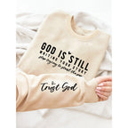 Damen Sweatshirt mit inspirierendem Schriftzug und weichem Material