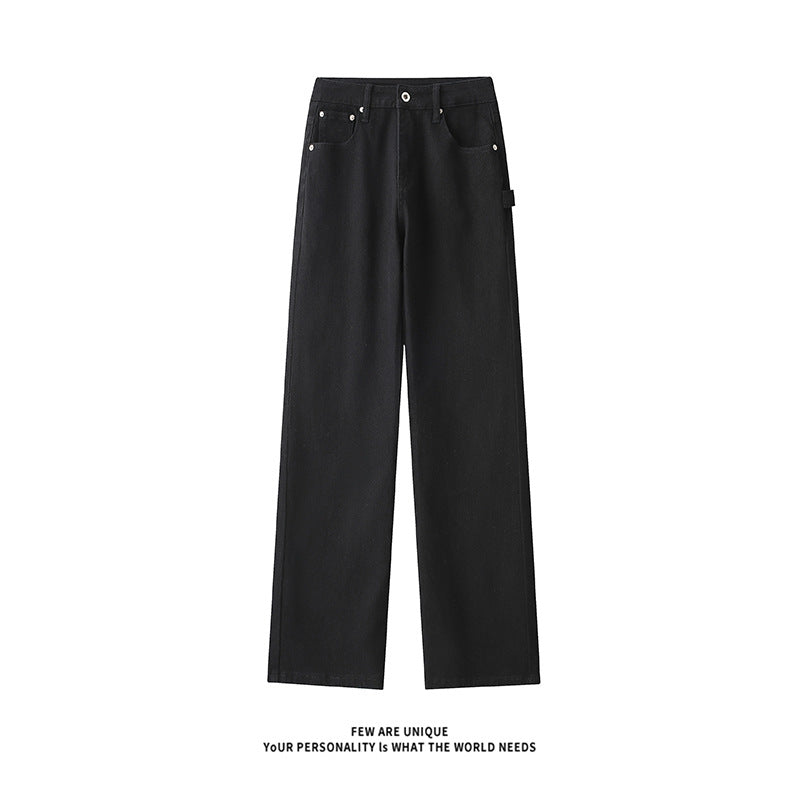 Herren Weitgeschnittene Jeans mit hohem Bund und praktischen Taschen R&B