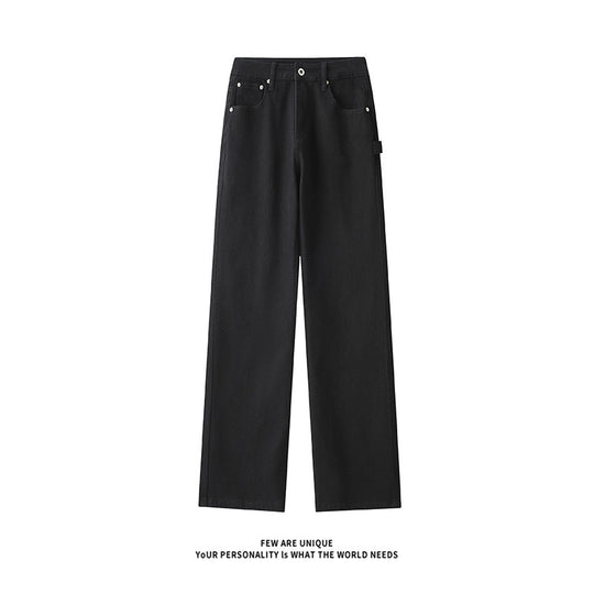 Herren Weitgeschnittene Jeans mit hohem Bund und praktischen Taschen R&B