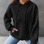 Damen Kapuzensweatshirt mit strukturiertem Design R&B