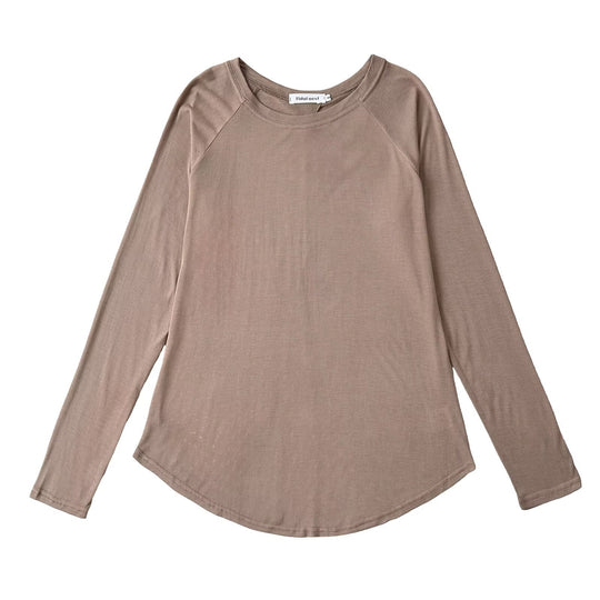 Damen lässiges Langarm-T-Shirt R&B