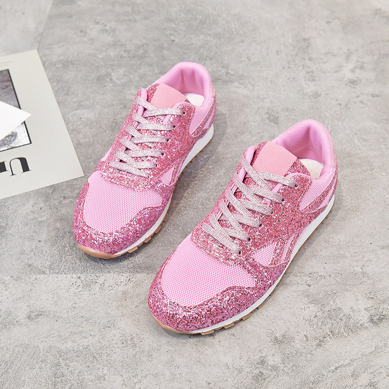 Damen Glänzende Sneaker