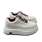Damen Sneakers mit dicker Plateau-Sohle und modischem Obermaterial R&B