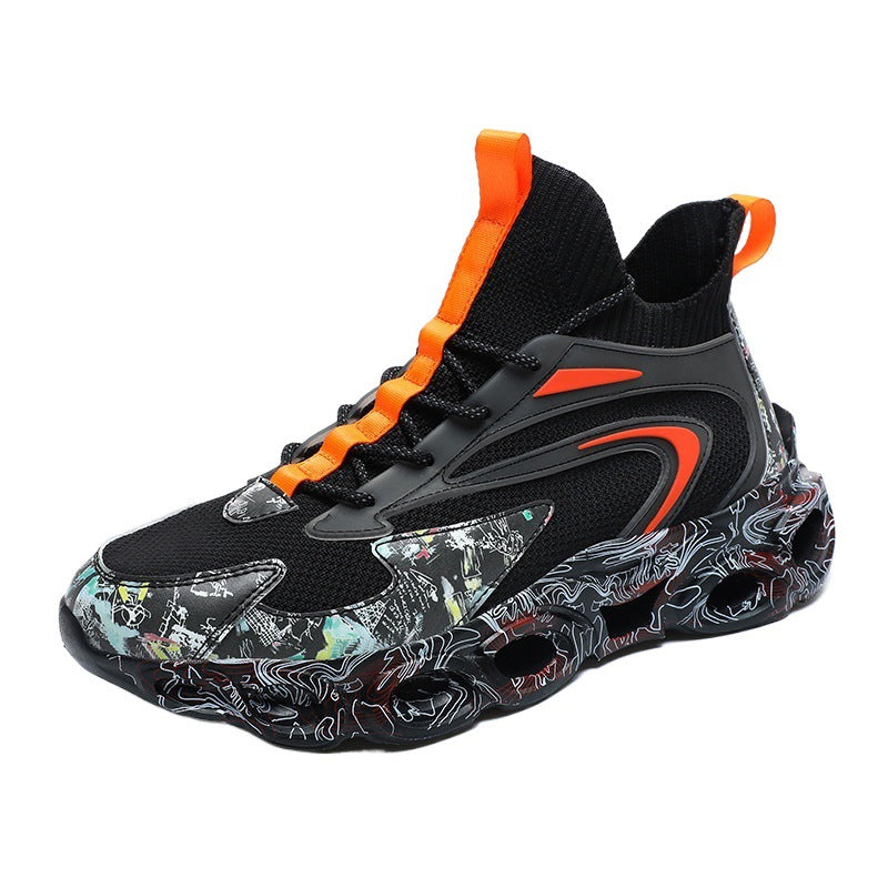 Damen Sportliche High-Top Laufschuhe mit innovativer Dämpfungstechnologie und flexibler Sohle R&B