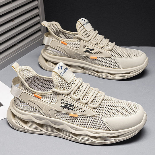 Damen Sportliche Laufsneaker mit atmungsaktivem Mesh-Obermaterial und dämpfender Sohle R&B