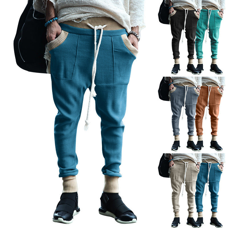 Herren Sportliche Jogginghose mit bequemen seitlichen Eingrifftaschen und elastischem Bund R&B