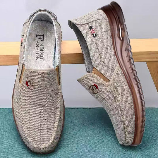 Damen Leichte Slip-On Freizeitsneaker mit rutschfester Sohle und atmungsaktivem Obermaterial R&B