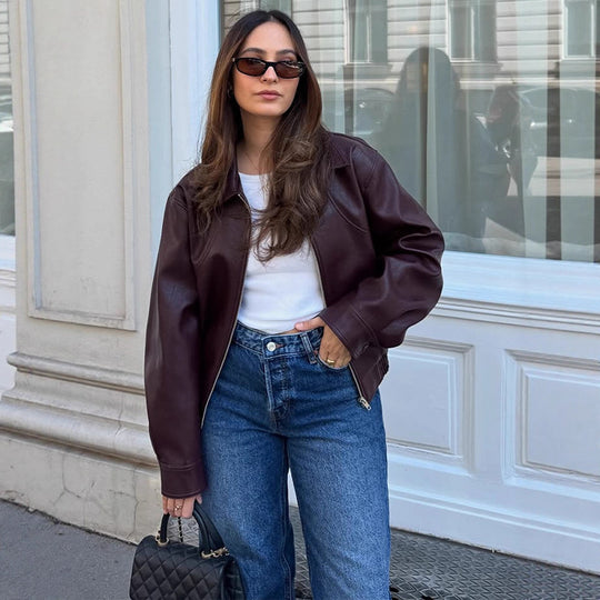 Damen oversized jacke R&B